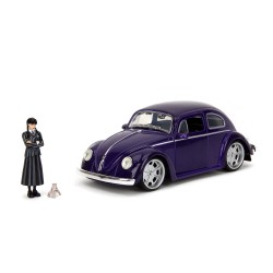 Volkswagen Beetle W/Wednesday figure HOLLYWOOD RIDES - Jada