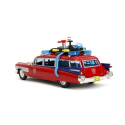 Cadillac Ghostbusters ECTO-1 X Transformers Optimus Prime HOLLYWOOD RIDES - Jada