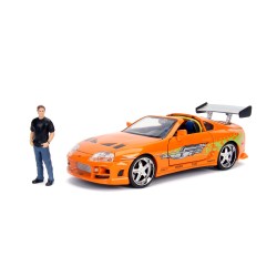 Toyota Supra W/Brian O'Conner Figure FF 1995 - Jada Toyota Supra W/Brian O'Conner Figure FF 1995 - Jada