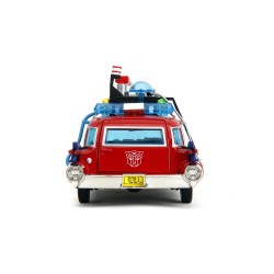 Cadillac Ghostbusters ECTO-1 X Transformers Optimus Prime HOLLYWOOD RIDES - Jada