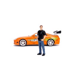 Toyota Supra W/Brian O'Conner Figure FF 1995 - Jada Toyota Supra W/Brian O'Conner Figure FF 1995 - Jada