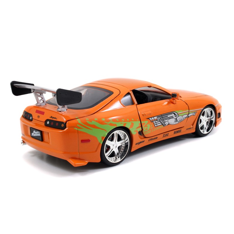 Toyota Supra W/Brian O'Conner Figure FF 1995 - Jada Toyota Supra W/Brian O'Conner Figure FF 1995 - Jada
