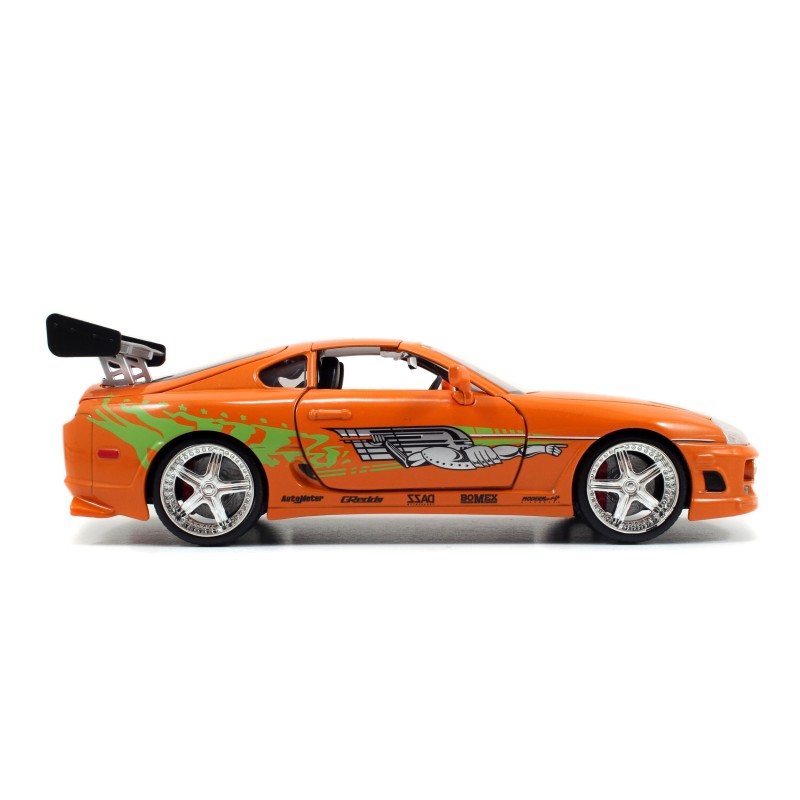 Toyota Supra W/Brian O'Conner Figure FF 1995 - Jada Toyota Supra W/Brian O'Conner Figure FF 1995 - Jada