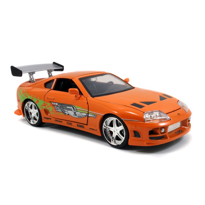Toyota Supra W/Brian O'Conner Figure FF 1995 - Jada Toyota Supra W/Brian O'Conner Figure FF 1995 - Jada