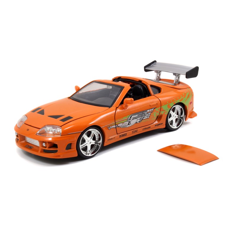 Toyota Supra W/Brian O'Conner Figure FF 1995 - Jada Toyota Supra W/Brian O'Conner Figure FF 1995 - Jada