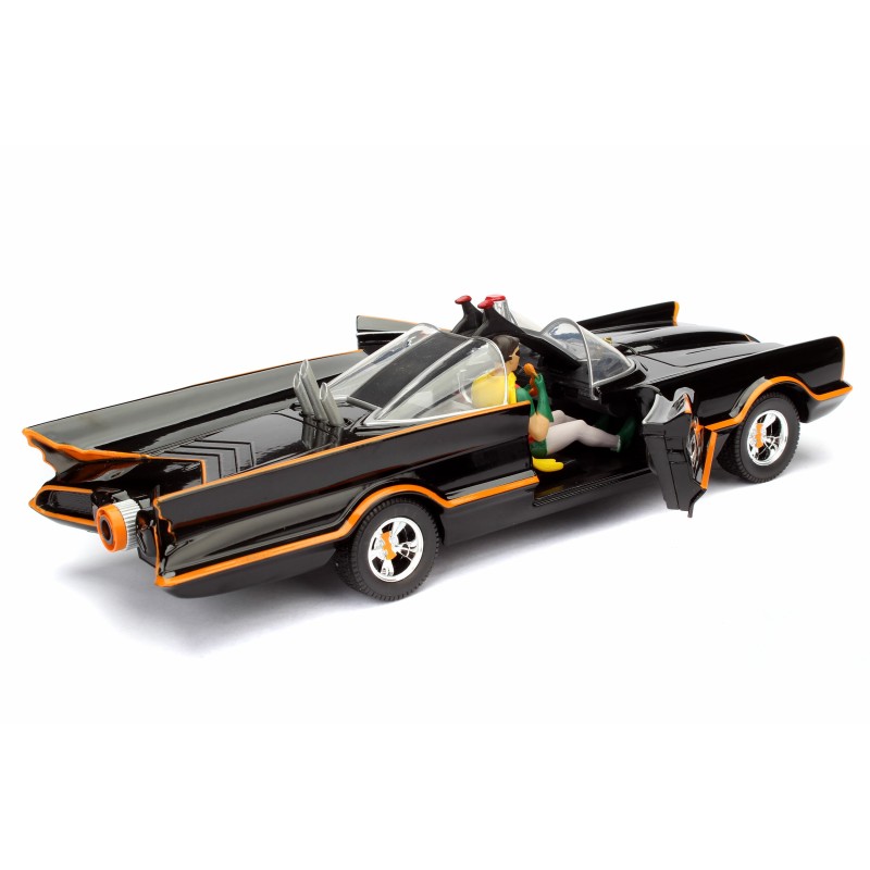 Batmobile Classic W/Batman&Robin Figure DC COMICS 1966 - Jada