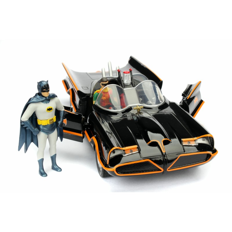 Batmobile Classic W/Batman&Robin Figure DC COMICS 1966 - Jada