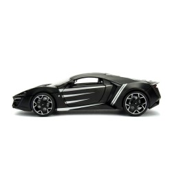 W Motors Lykan Hypersport W/Black Panther MARVEL 2012 - Jada W Motors Lykan Hypersport W/Black Panther MARVEL 2012 - Jada