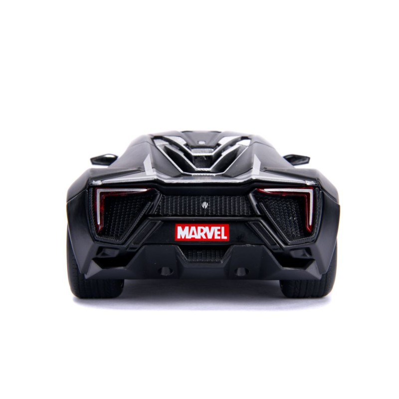 W Motors Lykan Hypersport W/Black Panther MARVEL 2012 - Jada W Motors Lykan Hypersport W/Black Panther MARVEL 2012 - Jada