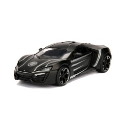 W Motors Lykan Hypersport W/Black Panther MARVEL 2012 - Jada W Motors Lykan Hypersport W/Black Panther MARVEL 2012 - Jada