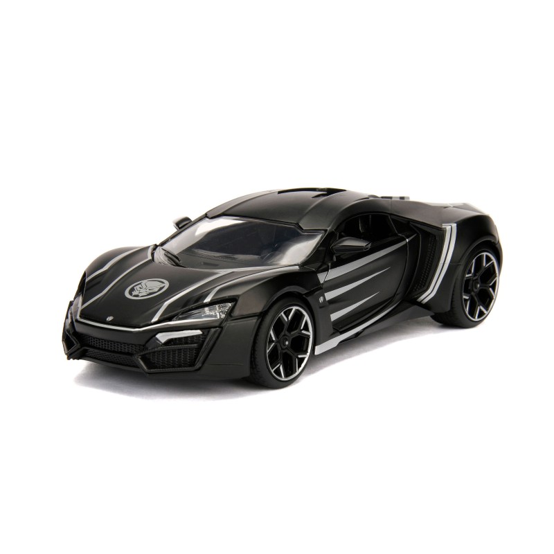 W Motors Lykan Hypersport W/Black Panther MARVEL 2012 - Jada W Motors Lykan Hypersport W/Black Panther MARVEL 2012 - Jada