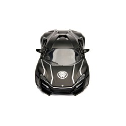 W Motors Lykan Hypersport W/Black Panther MARVEL 2012 - Jada W Motors Lykan Hypersport W/Black Panther MARVEL 2012 - Jada