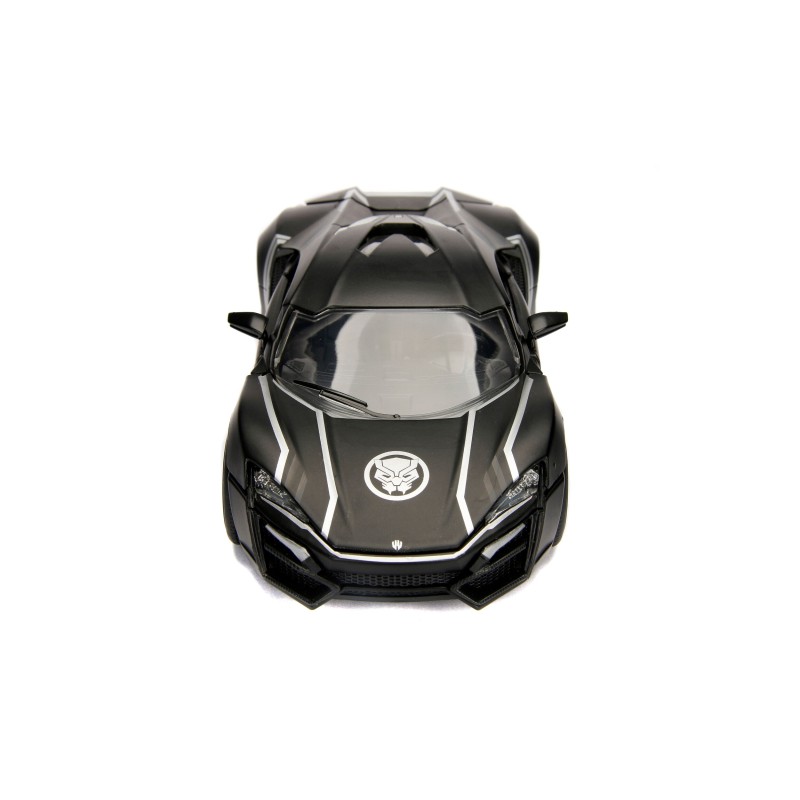 W Motors Lykan Hypersport W/Black Panther MARVEL 2012 - Jada W Motors Lykan Hypersport W/Black Panther MARVEL 2012 - Jada