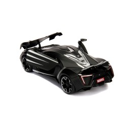 W Motors Lykan Hypersport W/Black Panther MARVEL 2012 - Jada W Motors Lykan Hypersport W/Black Panther MARVEL 2012 - Jada