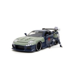 Mazda RX-7 W/Kakashi Figure HOLLYWOOD RIDES 1995 - Jada