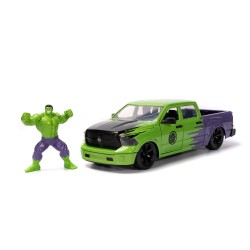 Dodge Ram 1500 W/ Hulk Figure MARVEL 2014 - Jada