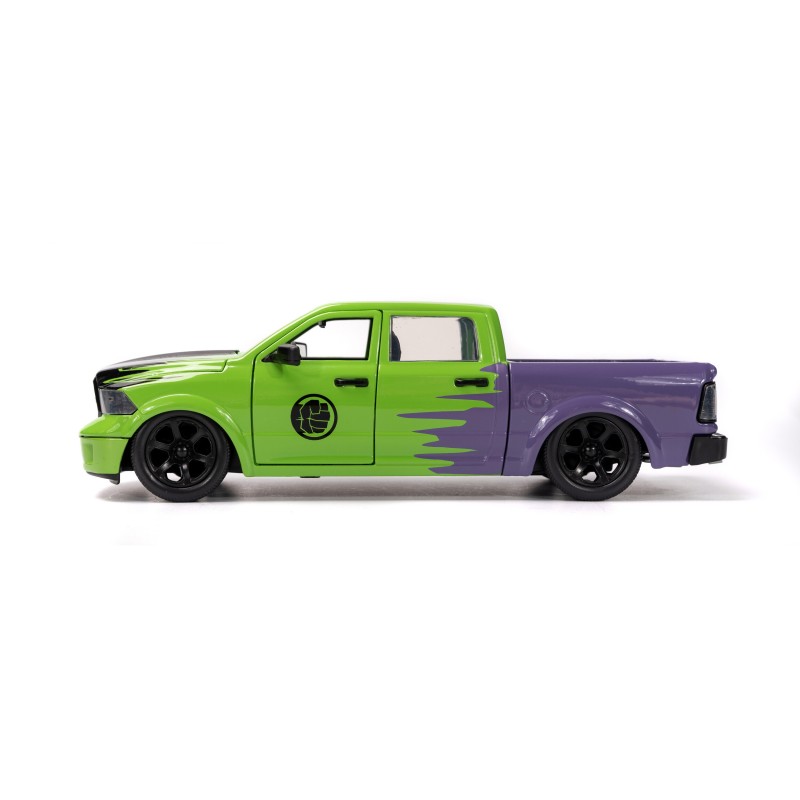Dodge Ram 1500 W/ Hulk Figure MARVEL 2014 - Jada