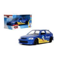 Honda Civic Type-R W/ SONIC Figure HOLLYWOOD RIDES 1997 - Jada