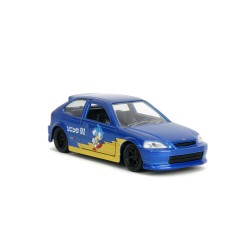 Honda Civic Type-R W/ SONIC Figure HOLLYWOOD RIDES 1997 - Jada