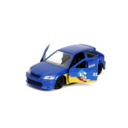 Honda Civic Type-R W/ SONIC Figure HOLLYWOOD RIDES 1997 - Jada