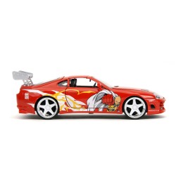 Toyota Supra W/One Punch Man Figure HOLLYWOOD RIDES 1995 - Jada Toyota Supra W/One Punch Man Figure HOLLYWOOD RIDES 1995 - Jada