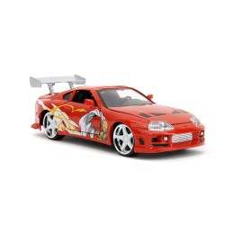 Toyota Supra W/One Punch Man Figure HOLLYWOOD RIDES 1995 - Jada Toyota Supra W/One Punch Man Figure HOLLYWOOD RIDES 1995 - Jada
