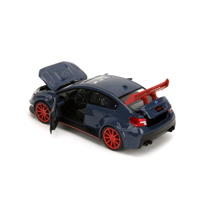 Subaru WRX STi W/Yuji Itadori Figure HOLLYWOOD RIDES - Jada