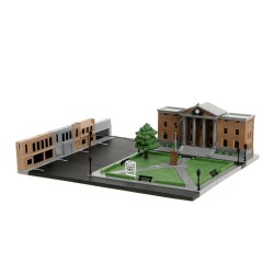 Diorama BTTF Hill Valley Courthouse HOLLYWOOD RIDES - Jada