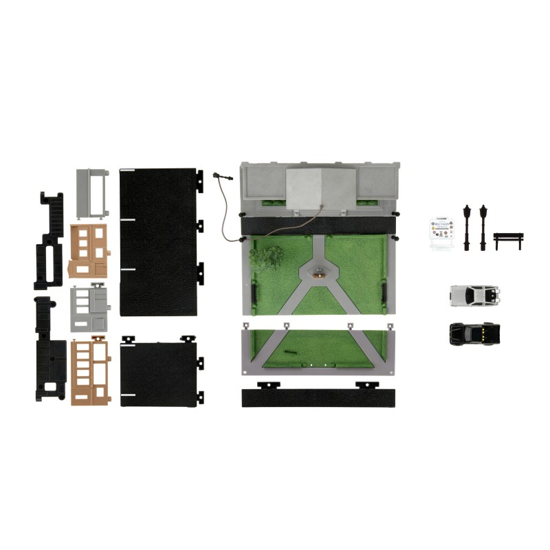 Diorama BTTF Hill Valley Courthouse HOLLYWOOD RIDES - Jada