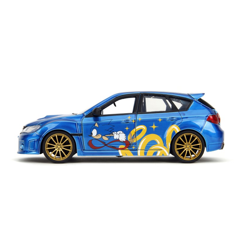 Subaru Impreza WRX STI W/Sonic Figure HOLLYWOOD RIDES 2012 - Jada