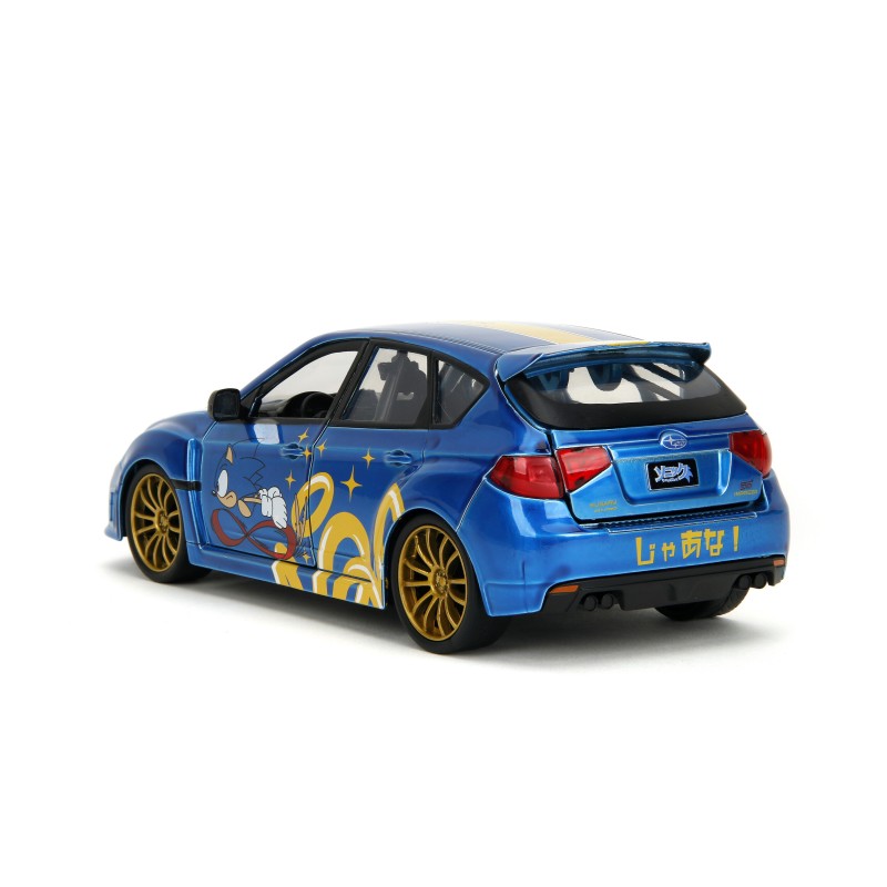 Subaru Impreza WRX STI W/Sonic Figure HOLLYWOOD RIDES 2012 - Jada