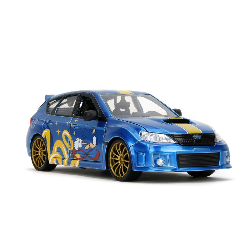 Subaru Impreza WRX STI W/Sonic Figure HOLLYWOOD RIDES 2012 - Jada