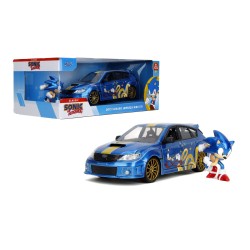 Subaru Impreza WRX STI W/Sonic Figure HOLLYWOOD RIDES 2012 - Jada