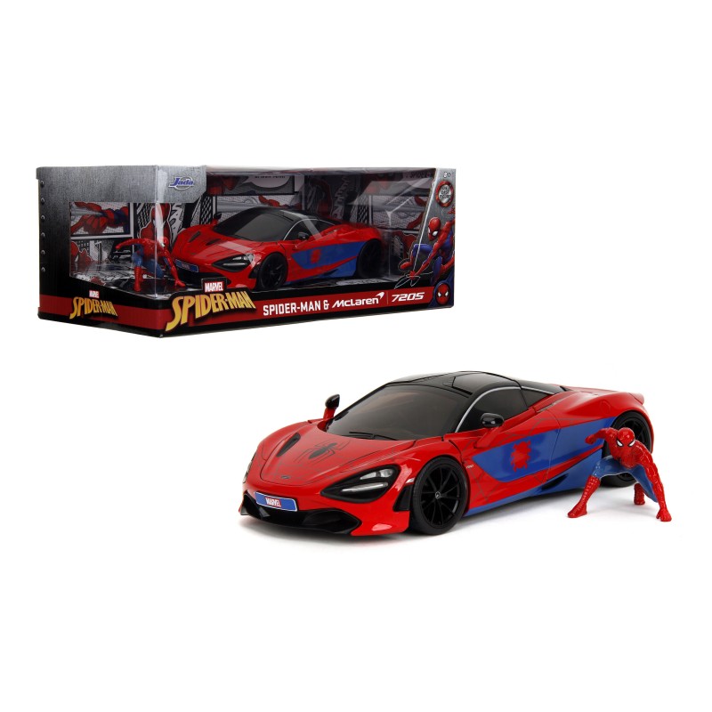 McLaren 720S W/Spiderman Figure MARVEL - Jada