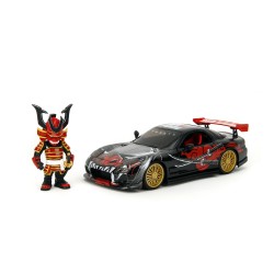 Mazda RX-7 W/Lab Monkeys Figure HOLLYWOOD RIDES - Jada