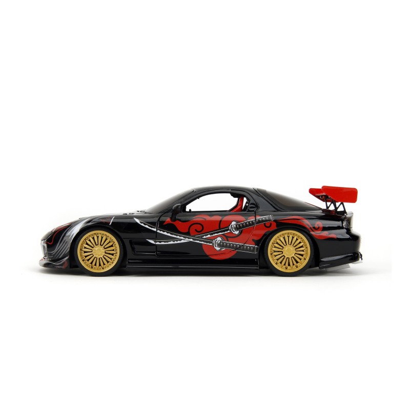 Mazda RX-7 W/Lab Monkeys Figure HOLLYWOOD RIDES - Jada
