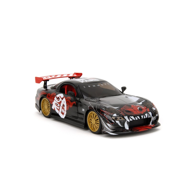 Mazda RX-7 W/Lab Monkeys Figure HOLLYWOOD RIDES - Jada