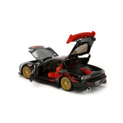 Mazda RX-7 W/Lab Monkeys Figure HOLLYWOOD RIDES - Jada