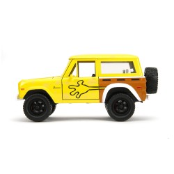 Ford Bronco W/ Bob l'éponge figure HOLLYWOOD RIDES 1973 - Jada Ford Bronco W/ Bob l'éponge figure HOLLYWOOD RIDES 1973 - Jada