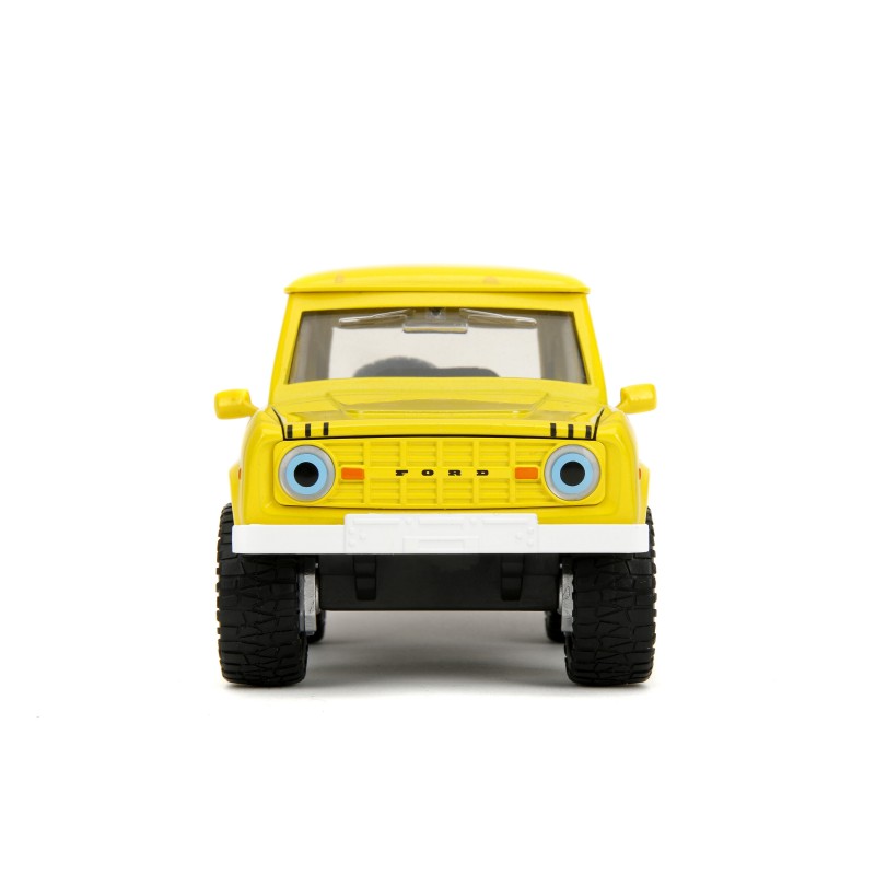 Ford Bronco W/ Bob l'éponge figure HOLLYWOOD RIDES 1973 - Jada Ford Bronco W/ Bob l'éponge figure HOLLYWOOD RIDES 1973 - Jada
