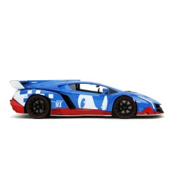 Lamborghini Veneno W/ SONIC Figure HOLLYWOOD RIDES - Jada