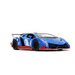 Lamborghini Veneno W/ SONIC Figure HOLLYWOOD RIDES - Jada
