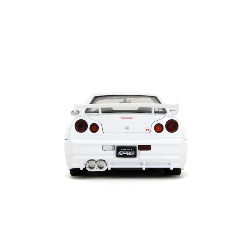 Nissan Skyline GTR R34 W/Ryu's figure HOLLYWOOD RIDES - Jada