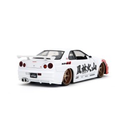 Nissan Skyline GTR R34 W/Ryu's figure HOLLYWOOD RIDES - Jada