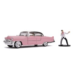 Cadillac Fleetwood W/ Singing Elvis Figure HOLLYWOOD RIDES 1955 - Jada