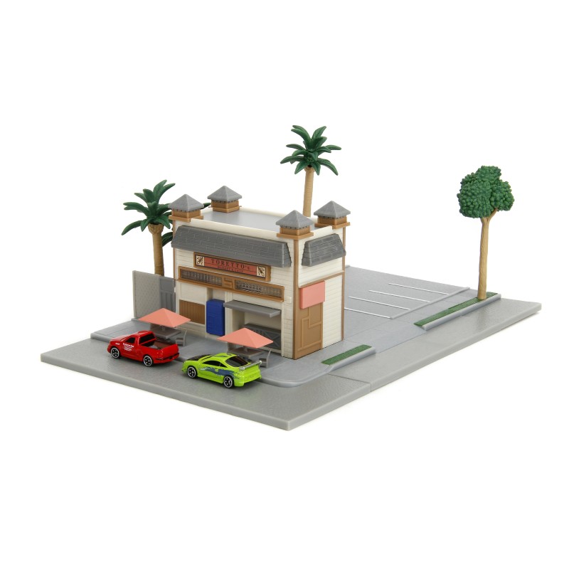 Fast and Furious Torreto's Cafe W/2 Vehicles FF