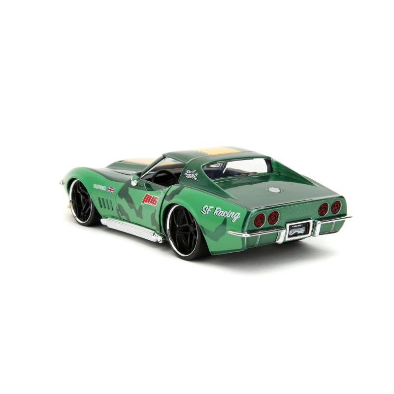 Chevrolet Corvette Stingray W/ Cammy Figure HOLLYWOOD RIDES 1969 - Jada