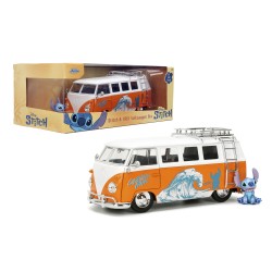 Volkswagen Bus W/ Stitch figure HOLLYWOOD RIDES 1961 - Jada