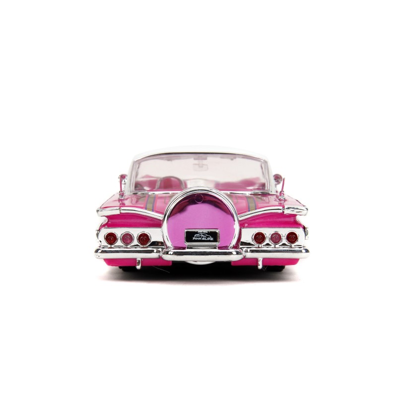 1:24 1960 Chevrolet Impala Low Rider -- Pink w/Pinstripes