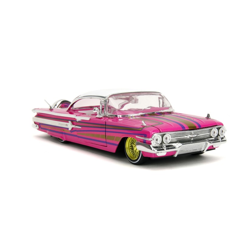 1960 CHEVROLET IMPALA ピンク Chevrolet Impala Low Rider PINK SLIPS 1960 - Jada